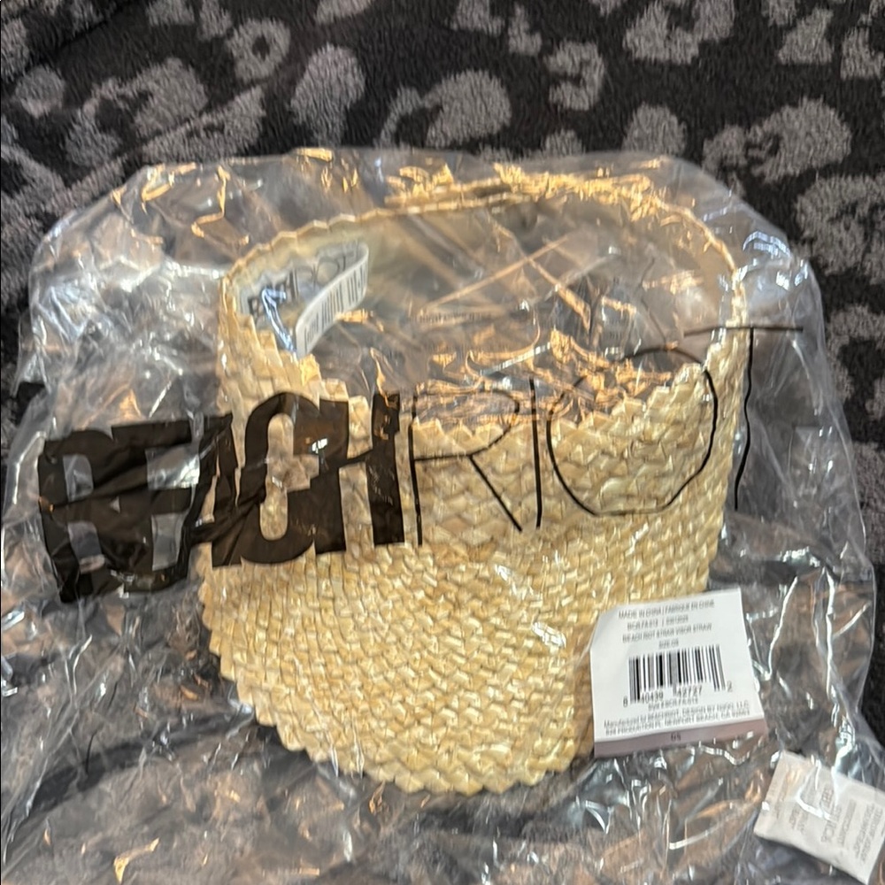 Beach Riot Straw Sun Visor